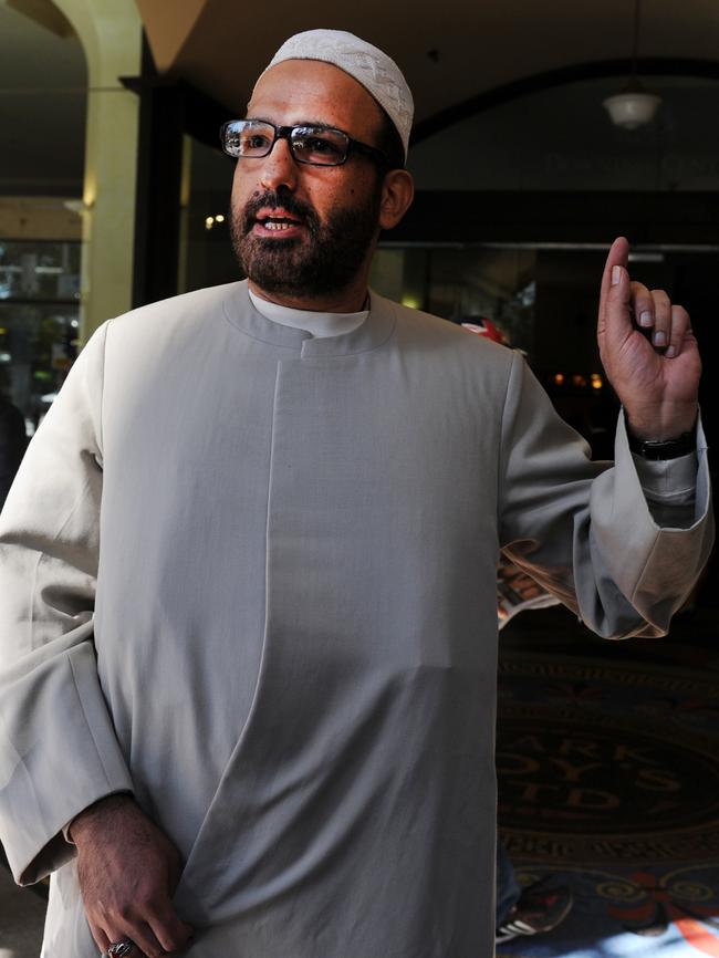 Man Haron Monis was eventually shot dead by police after attacking fellow Australian citizens in Sydney’s Lindt Cafe siege. Picture: AAP Image/Dean Lewins