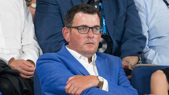 Daniel Andrews at the Australian Open in 2018.