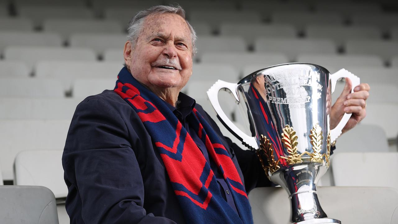 The footy world lost one of its most iconic figures in 2023. Picture: David Caird