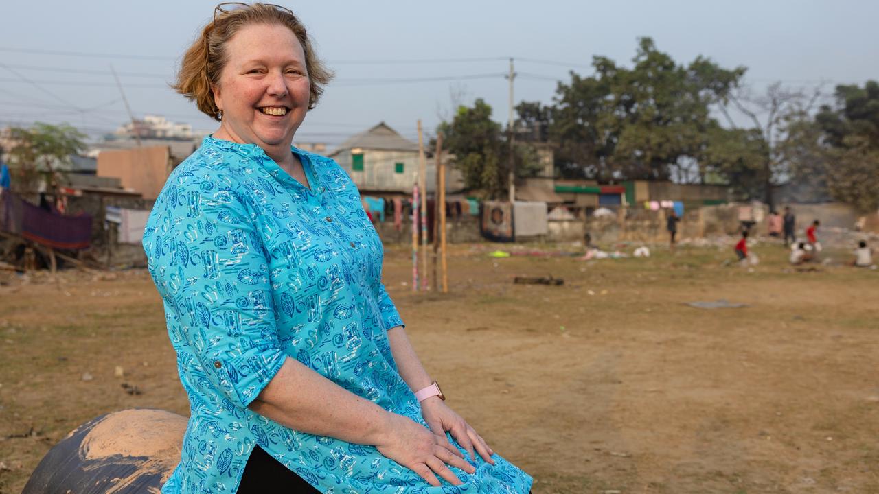 The Aussie ‘slum mum of Dhaka', Natalie McCauley, is chief of child protection for UNICEF Bangladesh. Picture: Jason Edwards