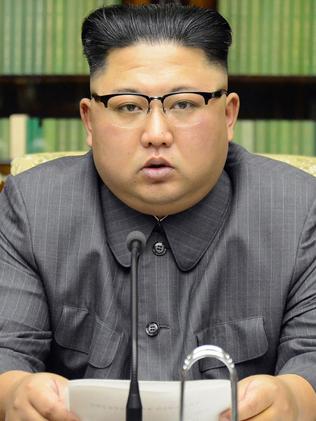 North Korean leader Kim Jong-un. Picture: AFP/KCNA via KNS
