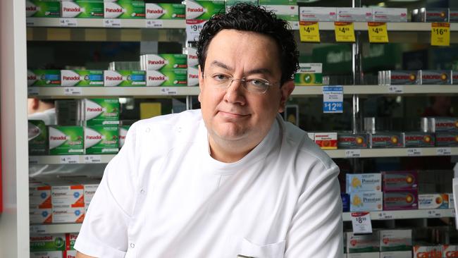 Pharmacy Guild of Australia’s Queensland vice-president Kos Sclavos. Picture: David Kelly