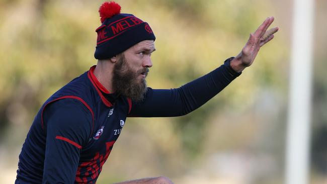 Max Gawn’s ankle will be a key focus for SuperCoaches heading into Round 16. Pic: Michael Klein