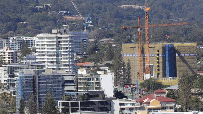 Palm Beach is one of the Gold Coast’s busiest suburbs for development. Picture Glenn Hampson