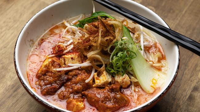 Beppin’s mabo tofu ramen. Picture: David Kelly