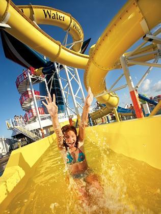 Waterslides can be great for some - but others just want to relax. 