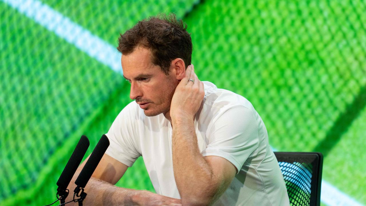 Murray couldn’t believe his ears. (Photo by Joe TOTH / various sources / AFP).