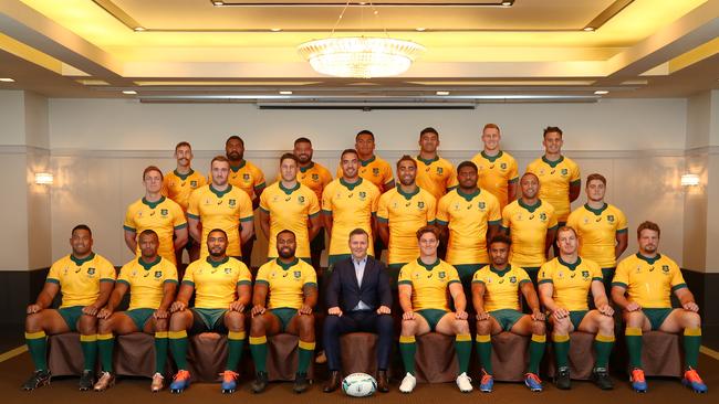 The Wallabies team charged with chasing World Cup glory.