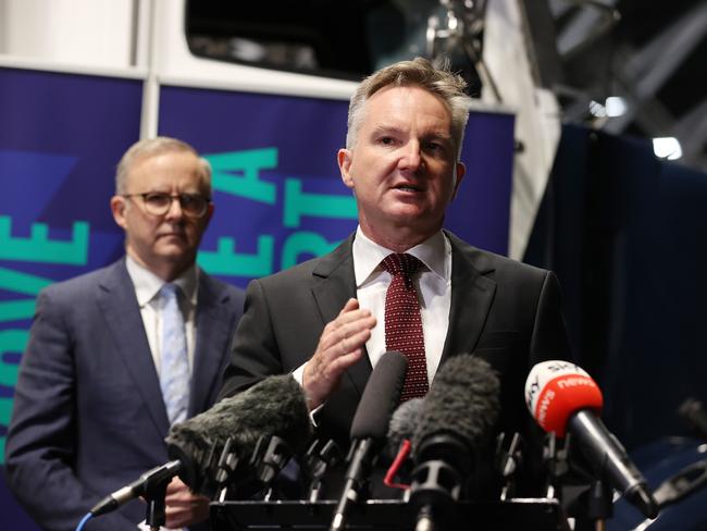 Labor frontbencher Chris Bowen has made a big declaration about the future of Australia’s energy industry. Picture: Liam Kidston