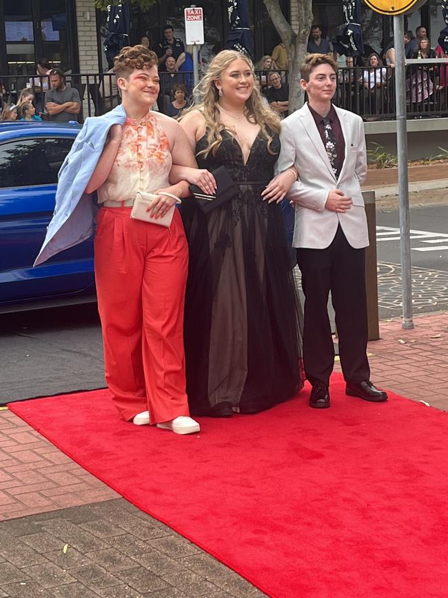 The students arrive at Urangan State High School's formal.