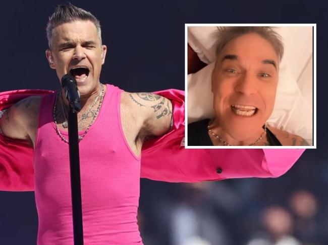 Robbie Williams has fallen for AFL