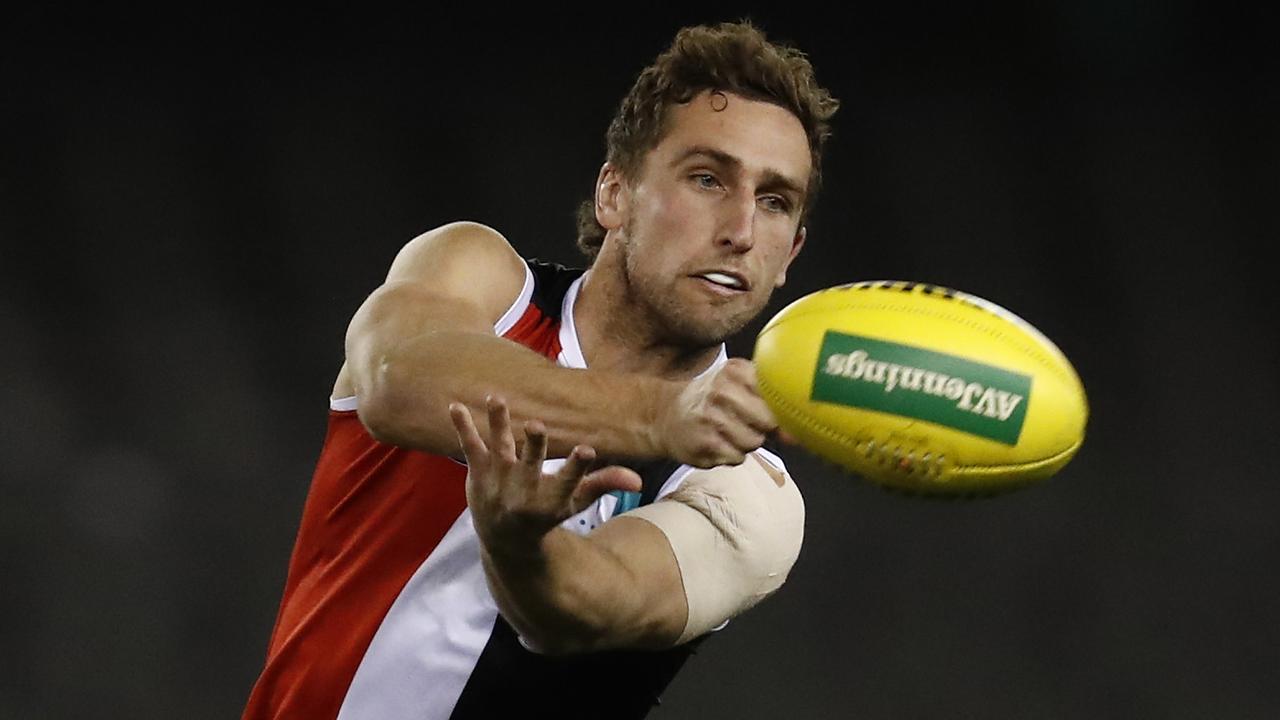 Ex-St Kilda midfielder Luke Dunstan looms as a genuine Moneyball pick-up in the 2021 off-season. (Photo by Darrian Traynor/Getty Images)