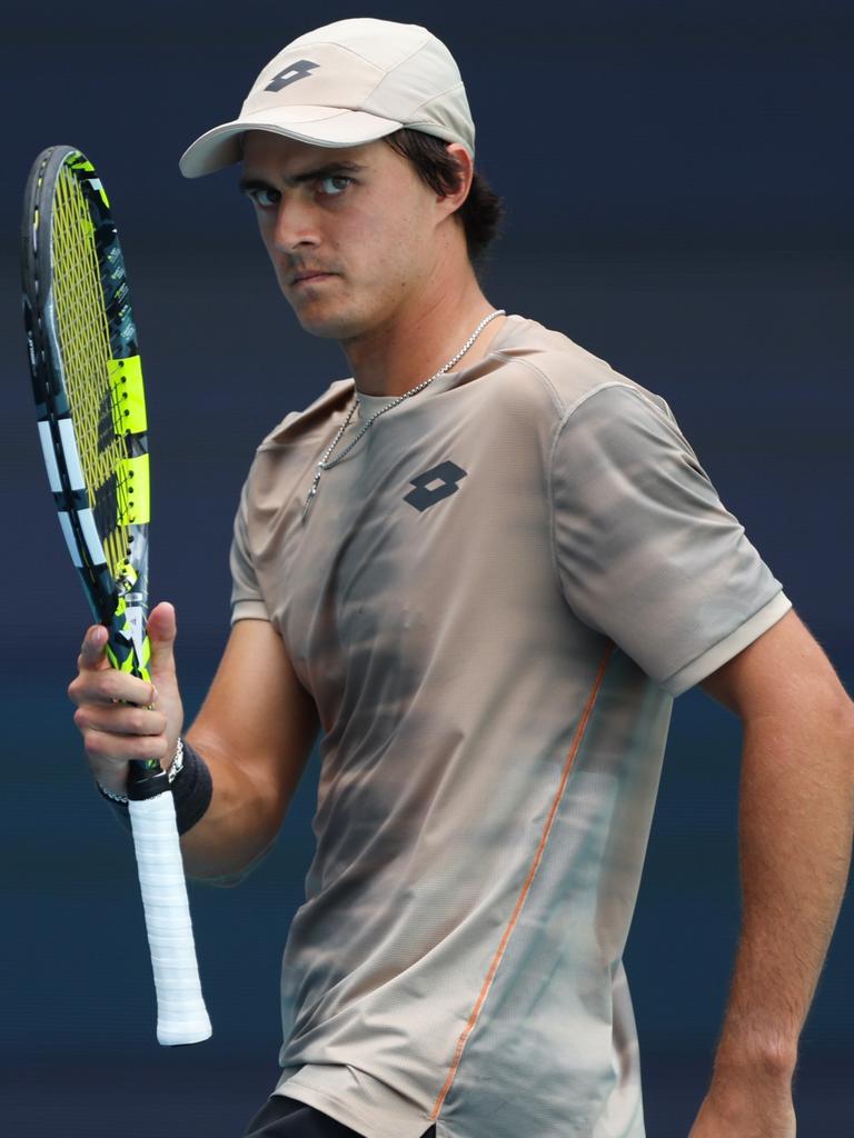 Adam Walton of Australia plays the Miami Open at Hard Rock Stadium on March 21, 2024 in Miami Gardens, Florida. (Photo by Megan Briggs/Getty Images)