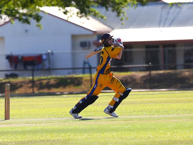 Pictured: Norths opening batsman Aidan Firman. Cricket Far North first grade 2024. Photo: Gyan-Reece Rocha