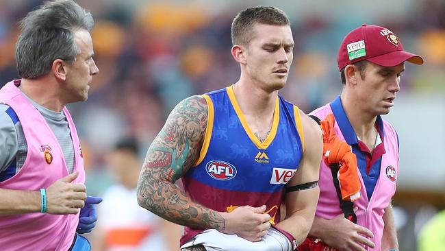 Brisbane star Dayne Beams has made a remarkable recovery from an injured shoulder. Picture: Getty Images