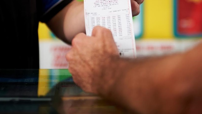 West Lakes man serves up a $2.4 million Saturday X Lotto win. Generic lottery ticket. Picture: File