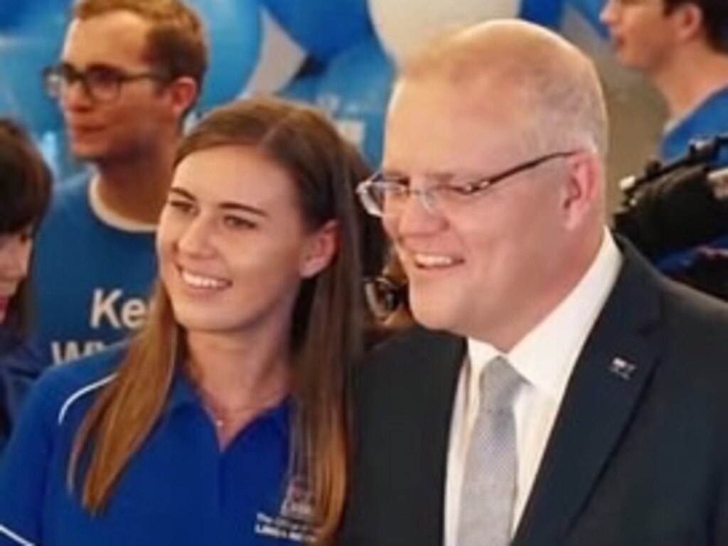 Several women have come forward after former Liberal party staffer Brittany Higgins (pictured above with the Prime Minister) last month claimed she was raped by a colleague in a ministerial office at Parliament House in March 2019.