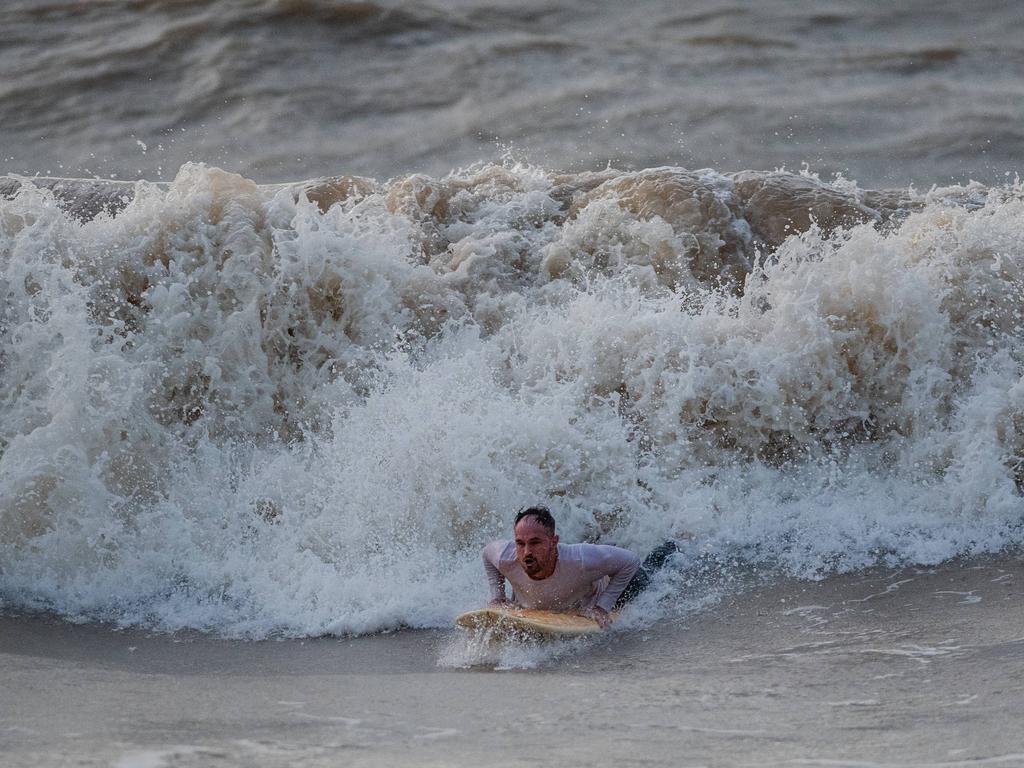 Top End Surfing at Nightcliff beach, Darwin. Picture: Pema Tamang Pakhrin