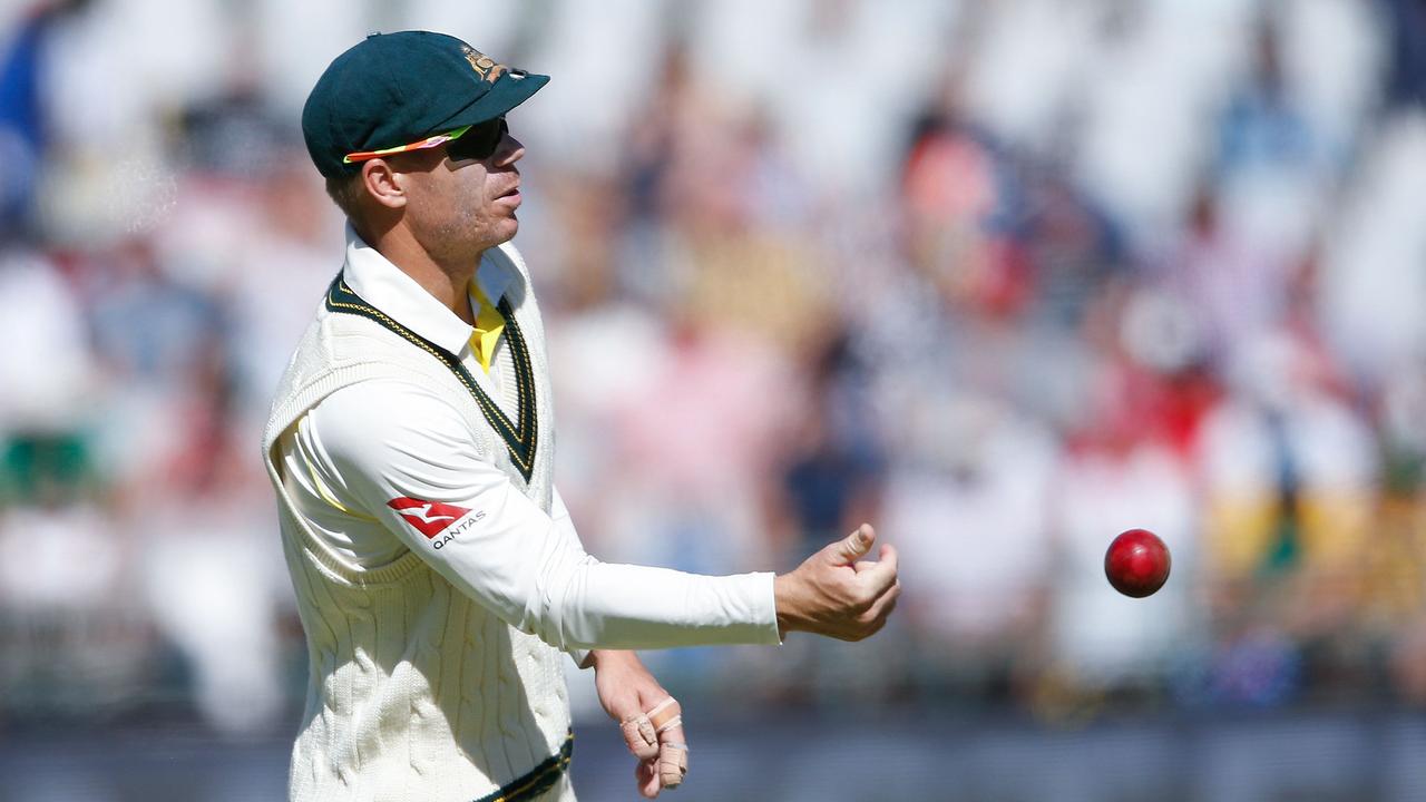 Warner during the third Test at Newlands in 2018. Picture: AFP PHOTO/GIANLUIGI GUERCIA