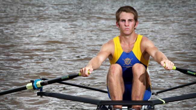 A picture of Hamish Parry of Calamvale when he was selected in the Australian Rowing Team in 2013.