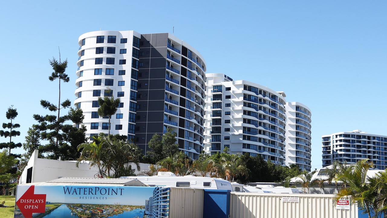 Raptis Group's Waterpoint Residences development in Biggera Waters. Photograph: Jason O'Brien