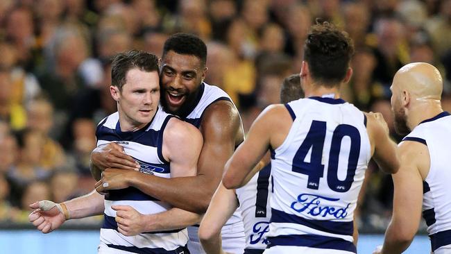 The Cats proved they have what it takes to play good footy at the MCG. Picture: Mark Stewart