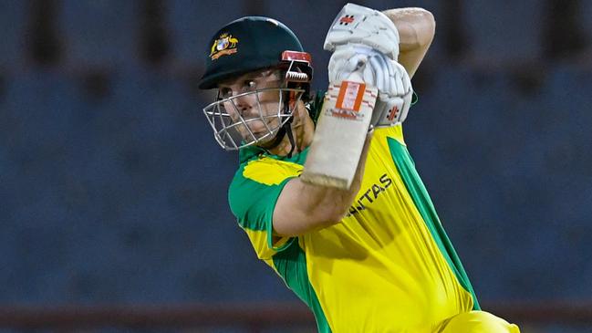 Mitchell Marsh was the only Aussie to impress with the bat in the T20 series. Picture: Randy Brooks