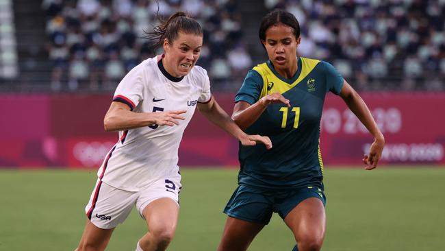 The Matildas will take on USA in the bronze medal match.