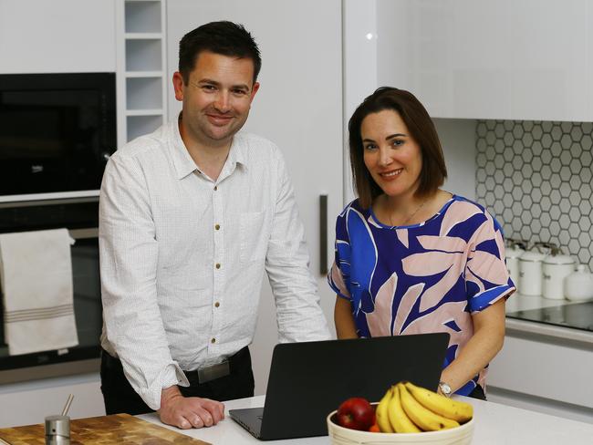 Dean Winter with running mate Jo Westwood keep an eye on the vote count. Picture: MATT THOMPSON