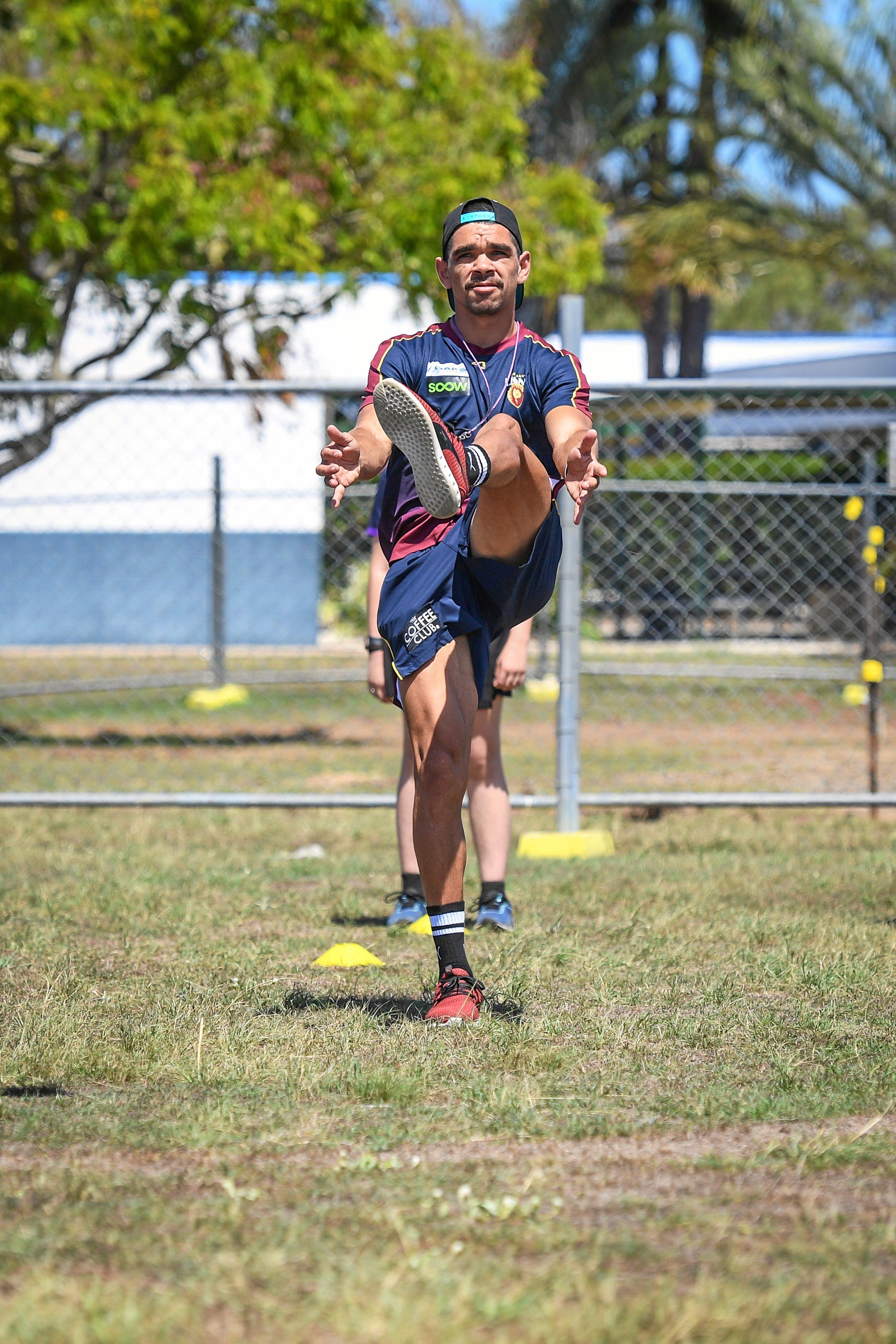 Charlie Cameron at East Bundaberg State School. Picture: Brian Cassidy