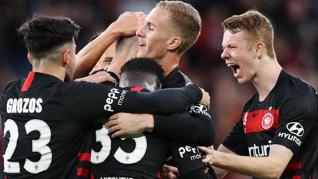 Western Sydney Wanderers have two wins and a draw from three games against Sydney FC this season.