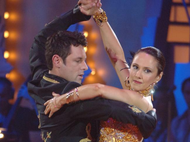 Trenton Shipley with Chris Bath on Dancing with the Stars back in 2005.