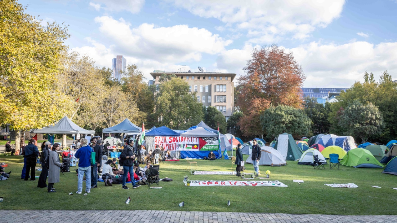 Pro-Palestine protesters stage sit-in at Melbourne University