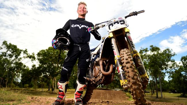 Townsville Motor Cycle Club; Josh Grajczonek. Picture: Alix Sweeney