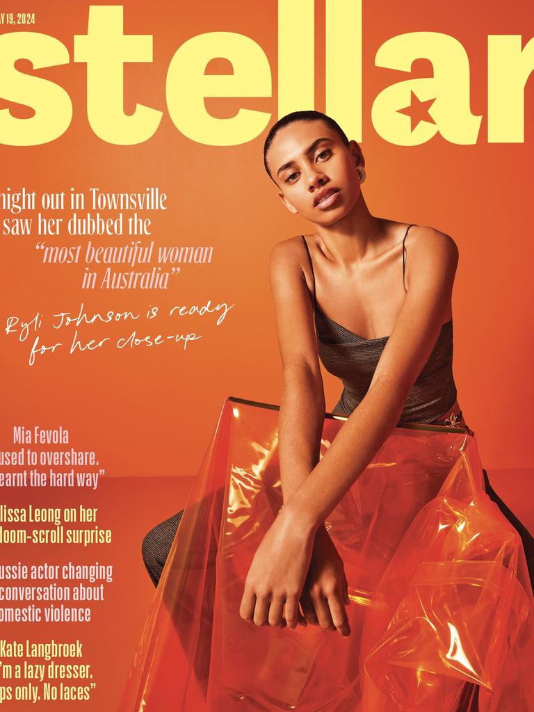 Ryli Johnson on the cover of Stellar. Picture: Steven Chee for Stellar