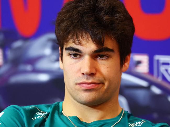 AUSTIN, TEXAS - OCTOBER 19: Lance Stroll of Canada and Aston Martin F1 Team attends the Drivers Press Conference during previews ahead of the F1 Grand Prix of United States at Circuit of The Americas on October 19, 2023 in Austin, Texas.   Dan Istitene/Getty Images/AFP (Photo by Dan Istitene / GETTY IMAGES NORTH AMERICA / Getty Images via AFP)