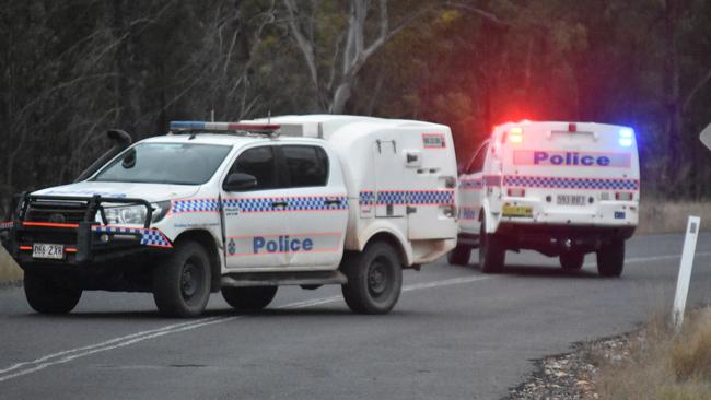 Police rushed to the single vehicle crash along Kumbarilla Lane on July 14. Picture: Sam Turner