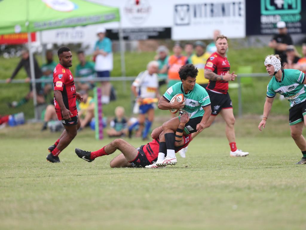 PBC Allygators vs. Colleges Knights. 20April 2024 Currumbin Picture by Richard Gosling