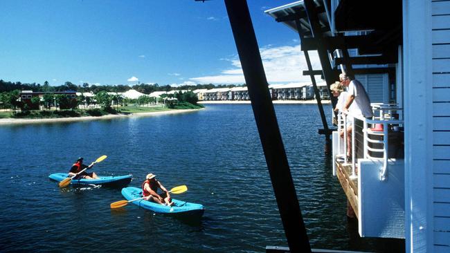 Couran Cove in 2000 when it was used as a major training facility ahead of the Sydney Olympics.