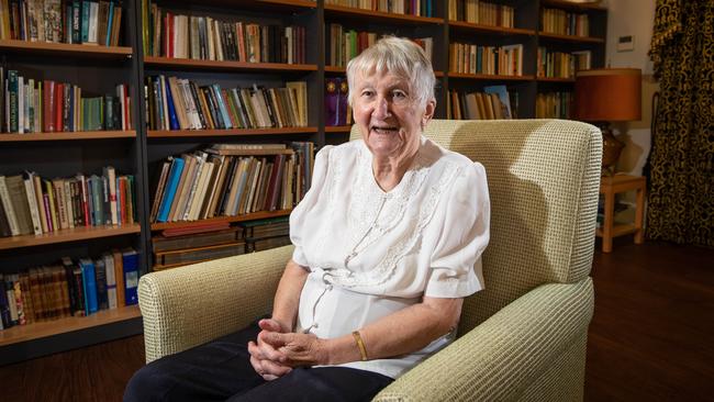 Sydney woman Jane Malysiak was the first Australian to receive the COVID-19 vaccination last Sunday. Picture: Julian Andrews