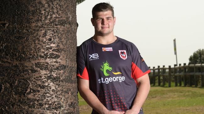 St George Illawarra Dragons player, Blake Lawrie at the recovery and media session, Nth Beach Wollongong Tuesday, September 11, 2018. (NEWS CORP/Simon Bullard).