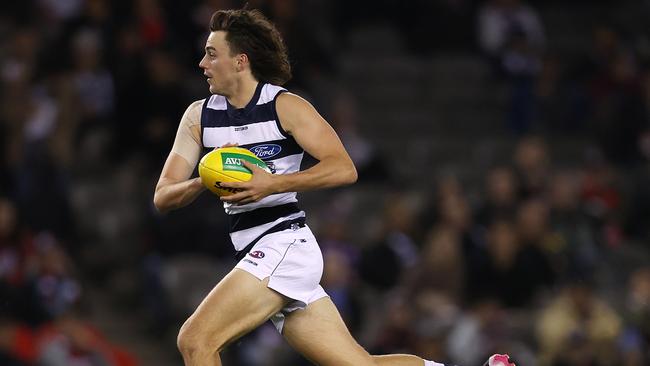 The Cats are set to lose key speedster Jordan Clark. Picture: Michael Klein