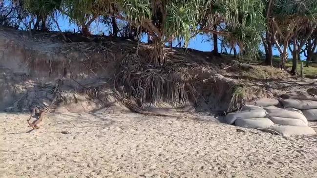 Erosion on Byron Bay's beaches