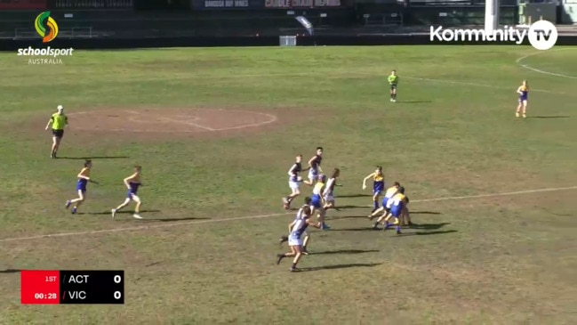 Replay: 12 Years and Under Australian Football - ACT v VIC (Boys)