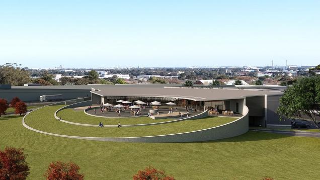 The new visitor centre takes inspiration from the beer barrel.