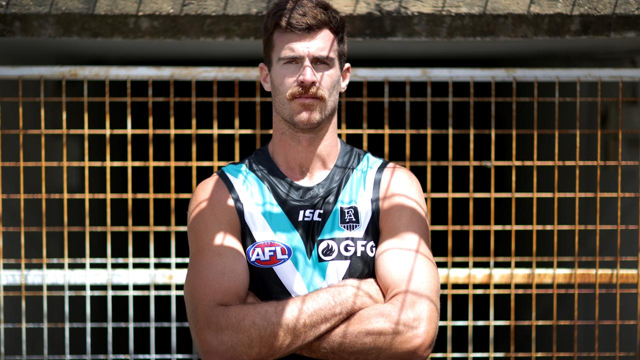 Port Adelaide’s big-money signing Scott Lycett.