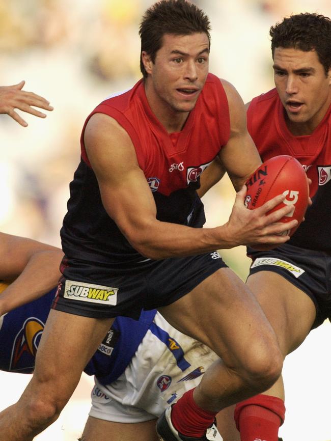 Andrew Leoncelli in action against West Coast in 2003. Picture: Getty