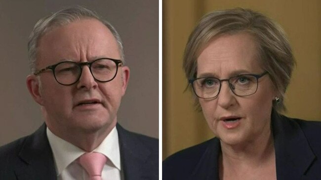 Anthony Albanese faced off with Sarah