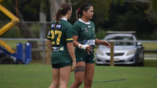 Premier Womens rugby between Wests and Norths. Saturday April 1, 2023. Picture: Nick Tucker.