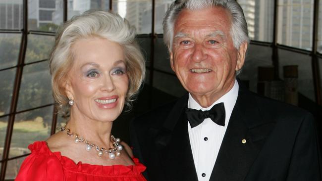 The couple arrives for his 80th birthday celebrations at the Sydney Opera House in 2009.